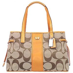 COACH Signature Carryall Purse Bag F21949